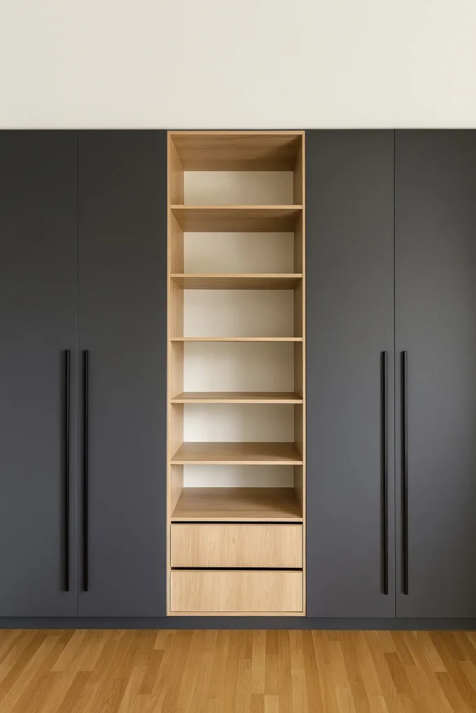 Hall sisseehitatud garderoob, eritellimusel, maast laeni kapilahendus